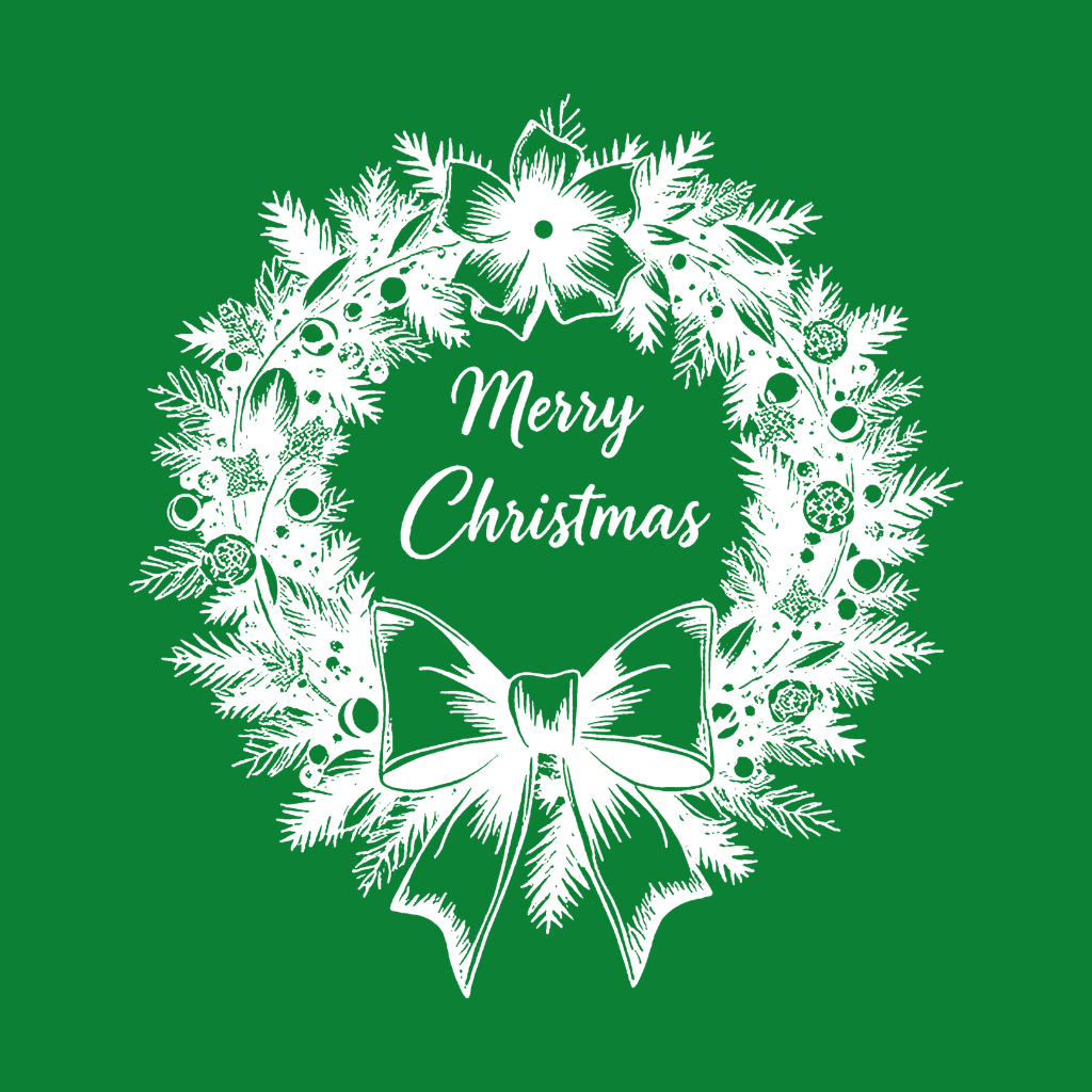 Merry Christmas Wreath