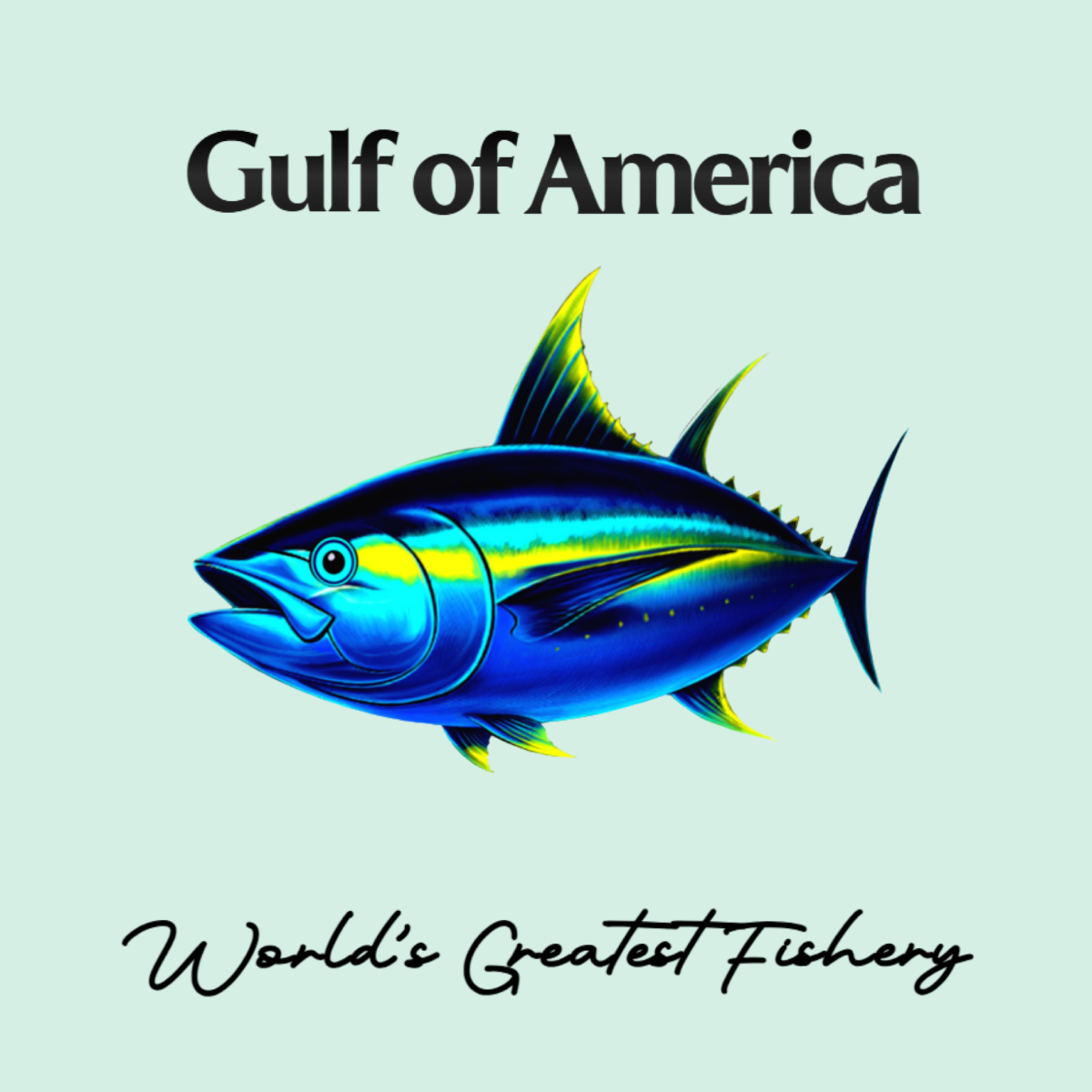 Futuristic Yellowfin Tuna - Gulf of America