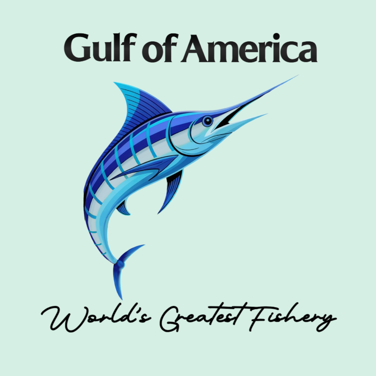 Futuristic Blue Marlin - Gulf of America