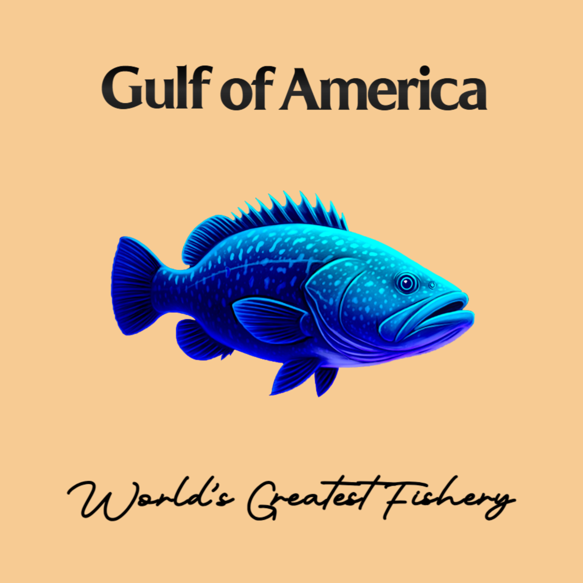 Futuristic Grouper - Gulf of America
