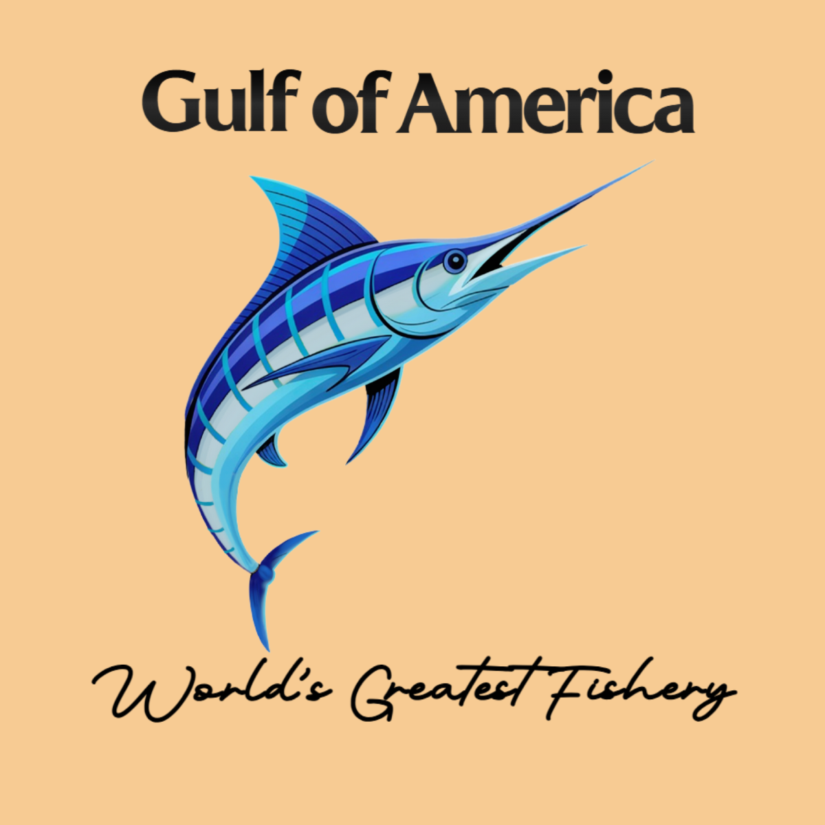 Futuristic Blue Marlin - Gulf of America