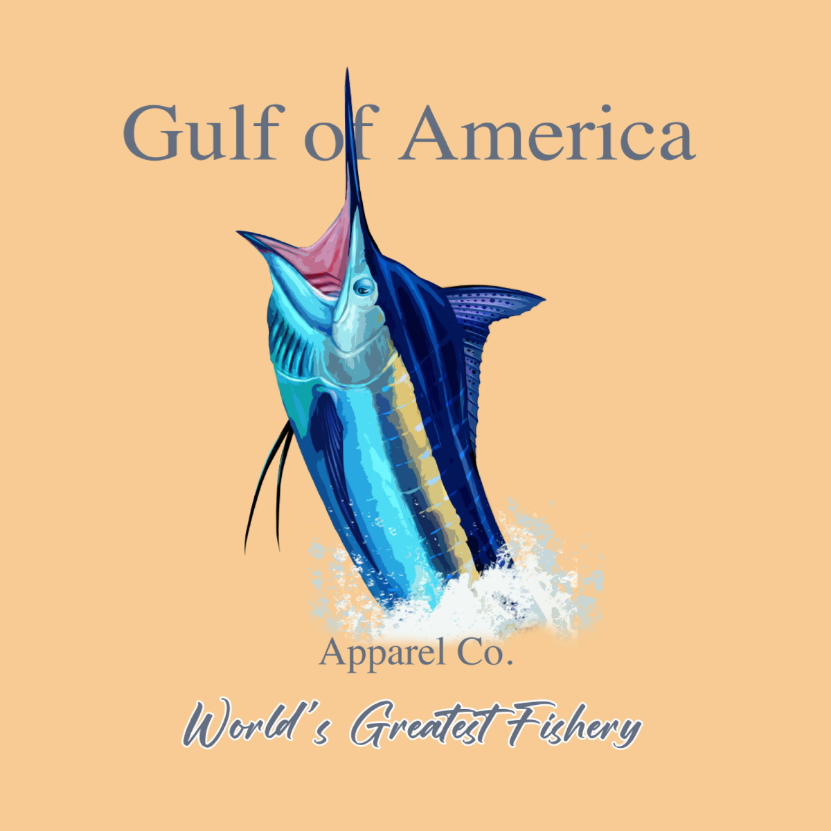 Blue Marlin - Gulf of America Apparel Co