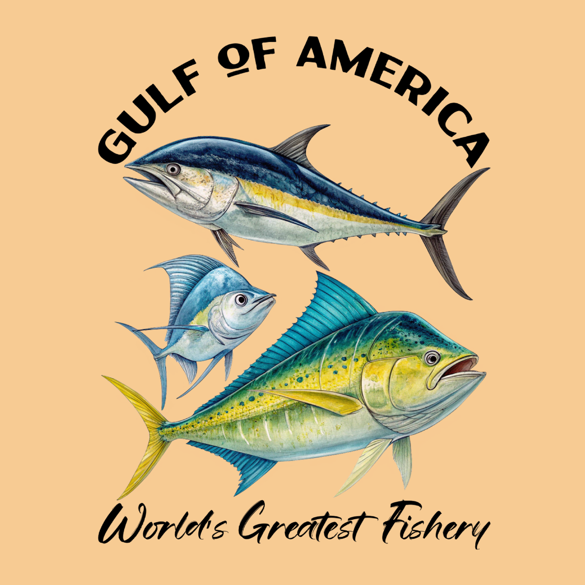 Yellowfin Tuna, Mahi Mahi & Blue Marlin - Gulf of America