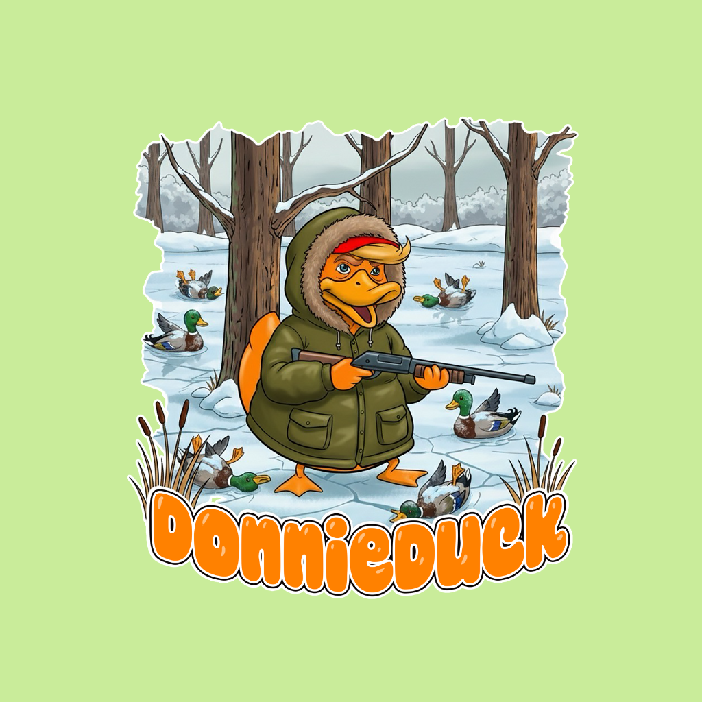 Donnie Duck Hunting Snow