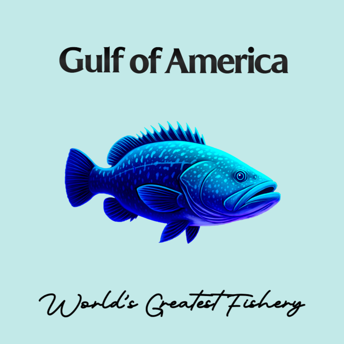 Futuristic Grouper - Gulf of America