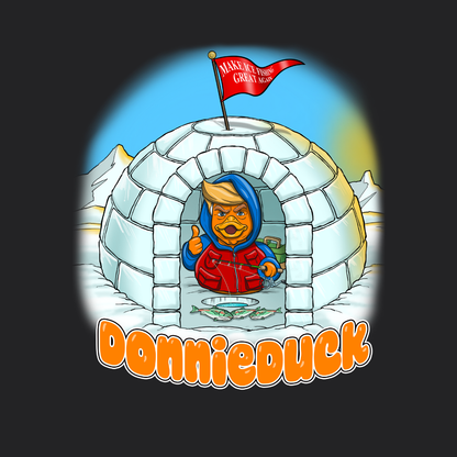 Donnie Duck Ice Fishing