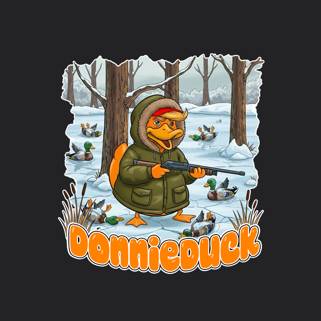 Donnie Duck Hunting Snow