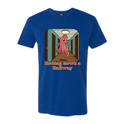 Hot dog down a Hallway