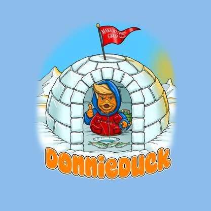 Donnie Duck Ice Fishing
