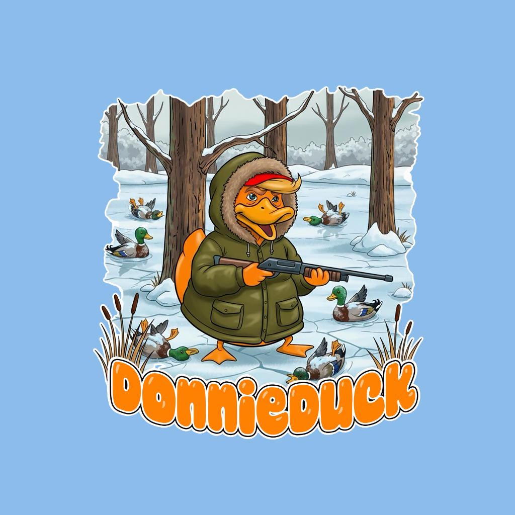 Donnie Duck Hunting Snow