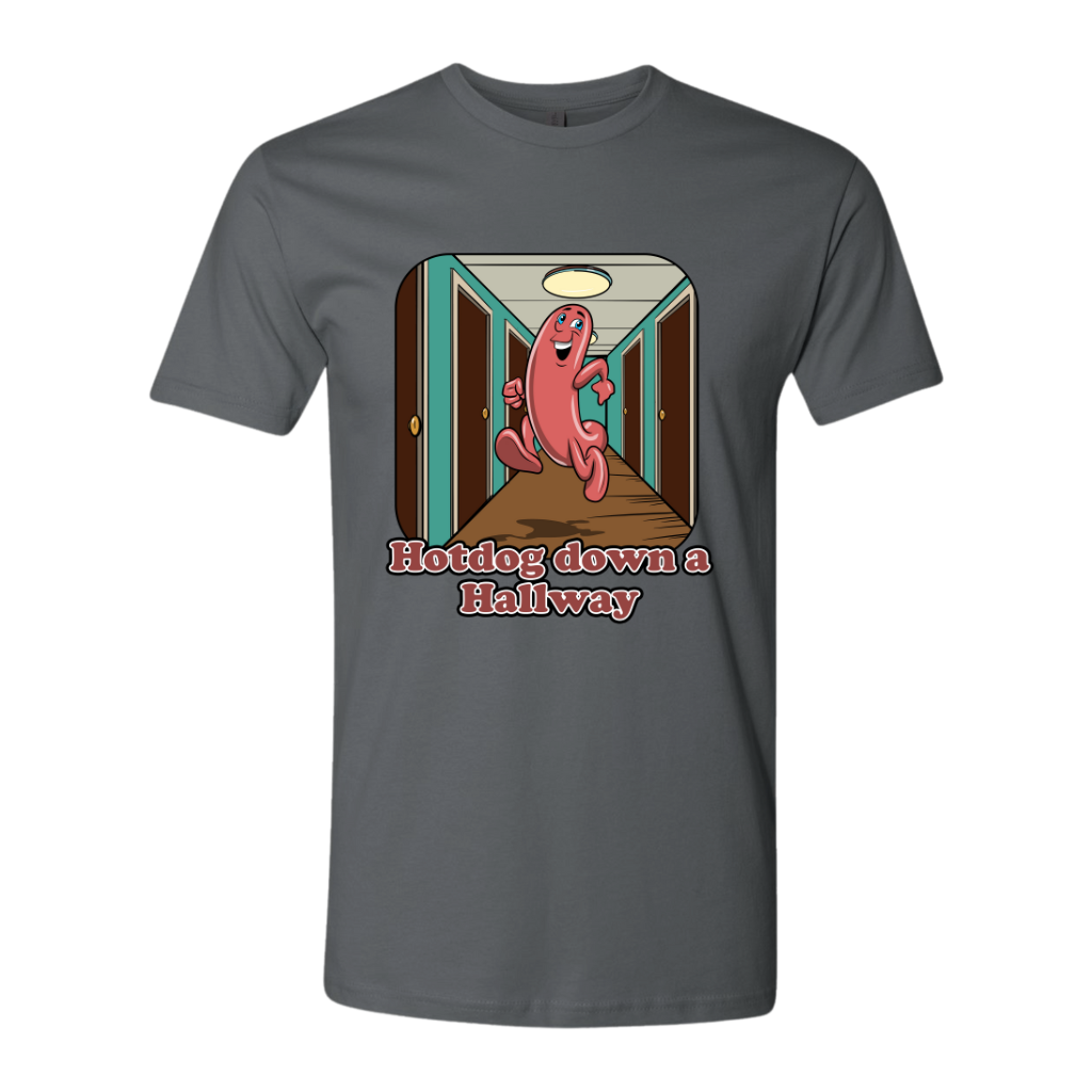Hot dog down a Hallway