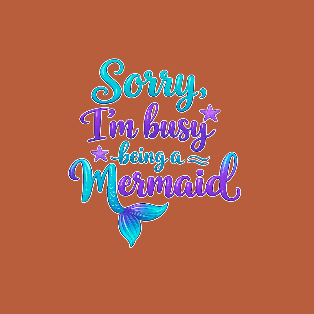 Sorry Im Busy Being a Mermaid