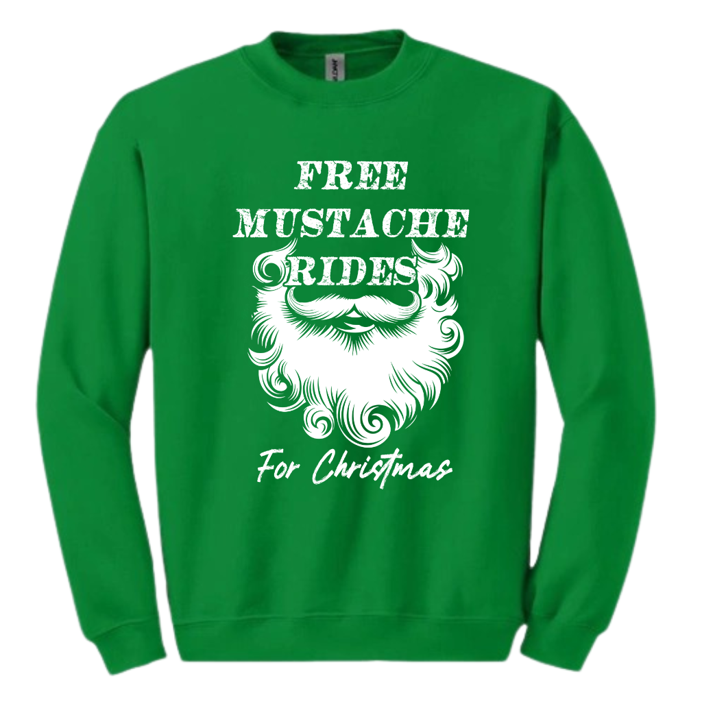 Free Mustache rides For Christmas
