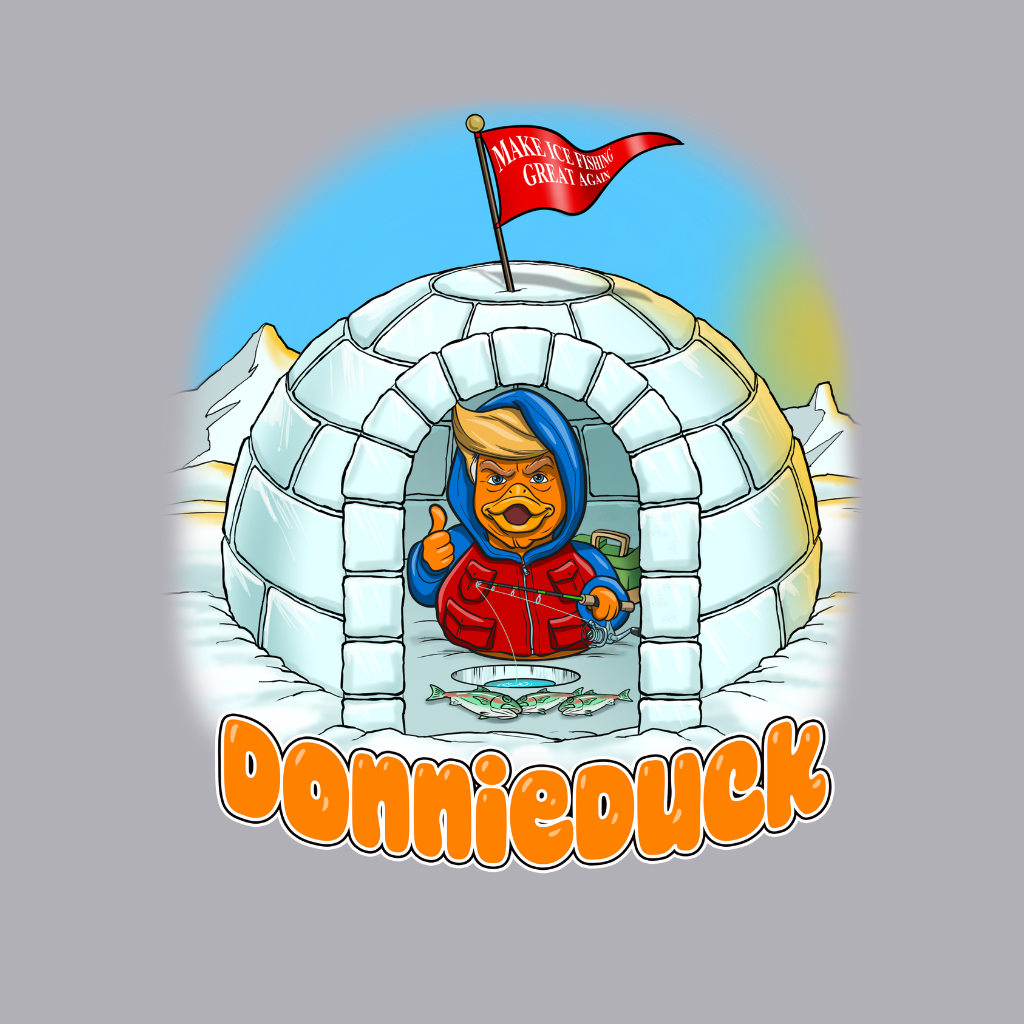 Donnie Duck Ice Fishing