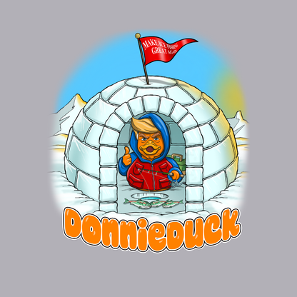 Donnie Duck Ice Fishing