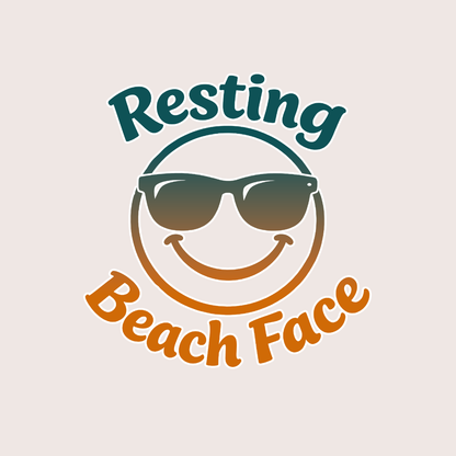 Resting Beach face