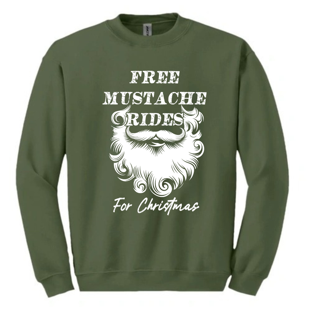 Free Mustache rides For Christmas