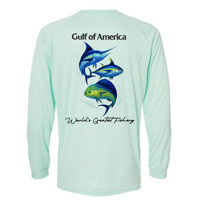 Yellowfin Tuna, Swordfish, Mahi Mahi - Gulf of America