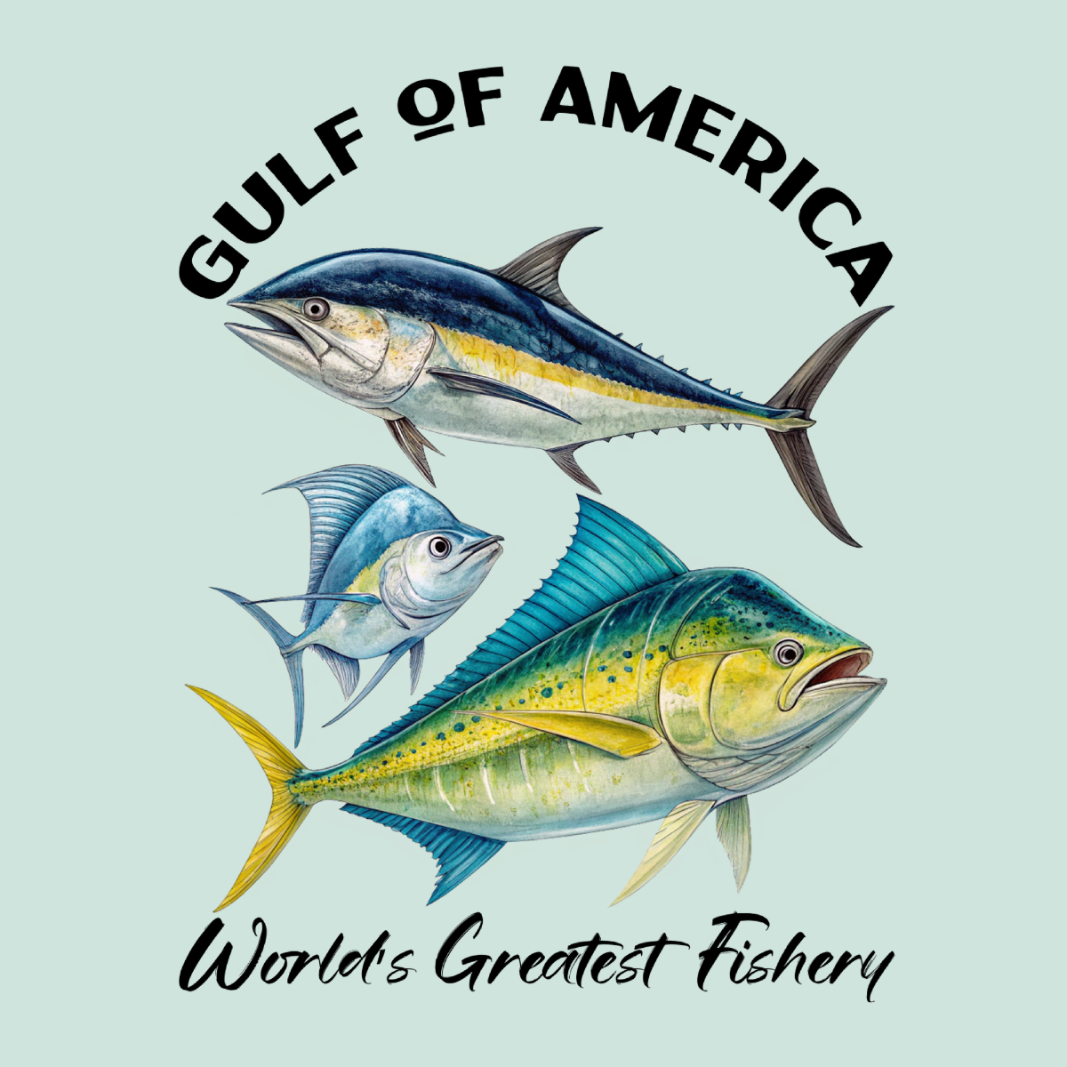 Yellowfin Tuna, Mahi Mahi & Blue Marlin - Gulf of America