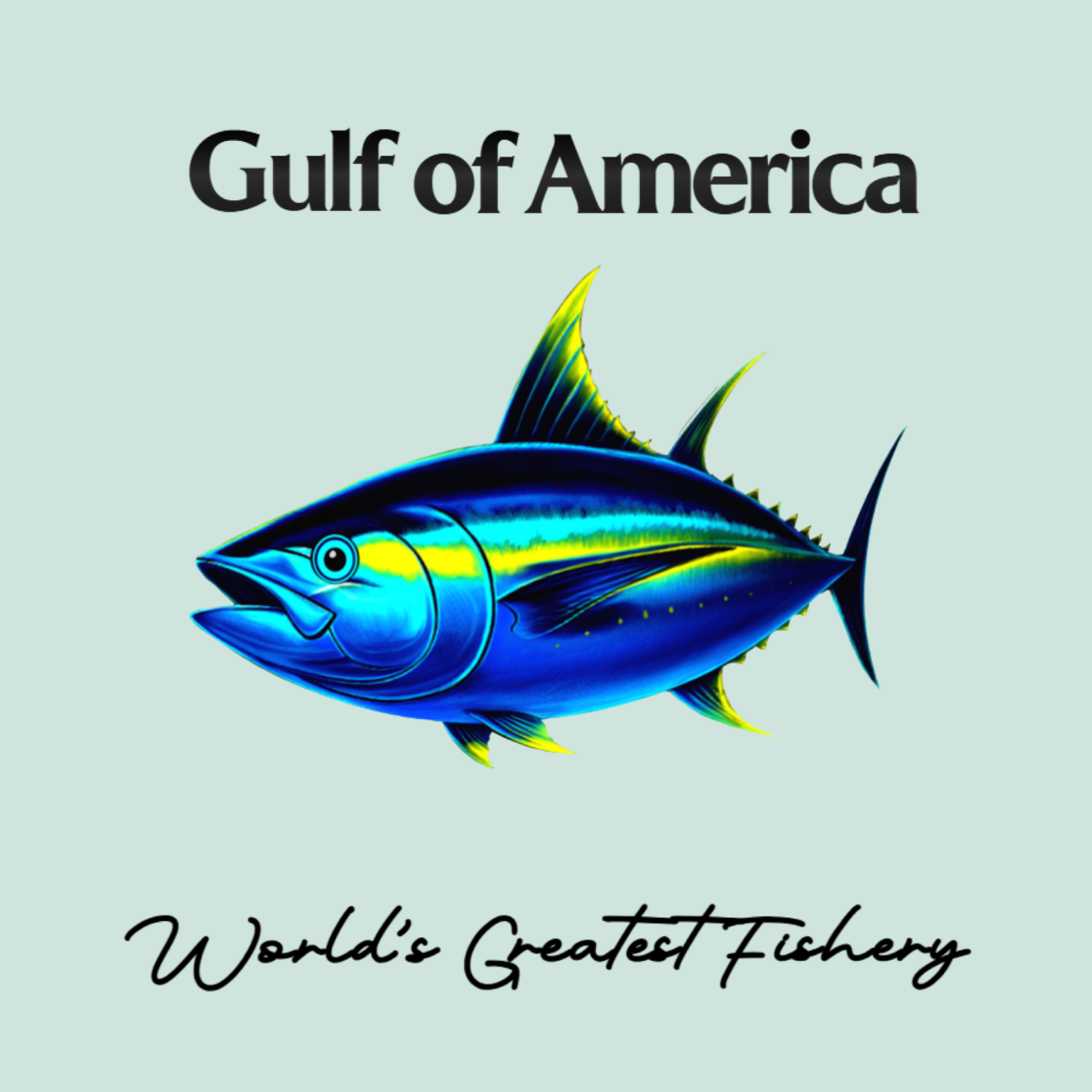 Futuristic Yellowfin Tuna - Gulf of America