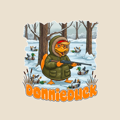Donnie Duck Hunting Snow