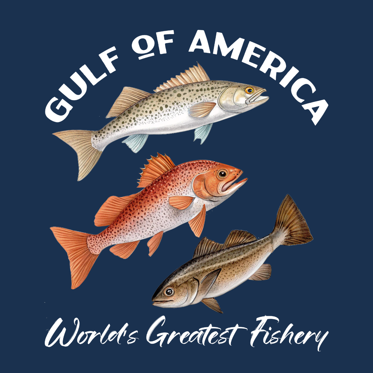 Spotted Seatrout, Red Fish & Cobia - Gulf of America