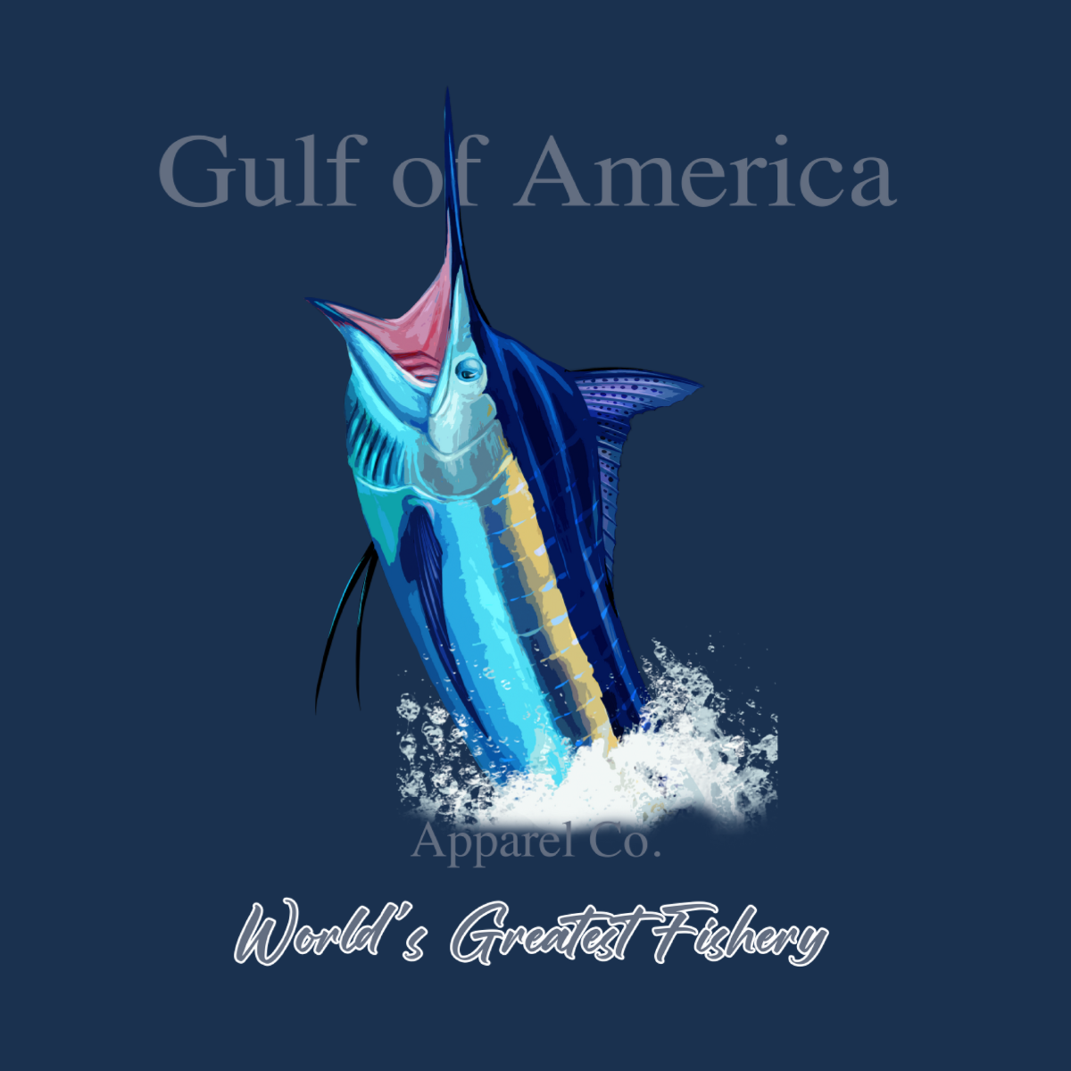 Blue Marlin - Gulf of America Apparel Co