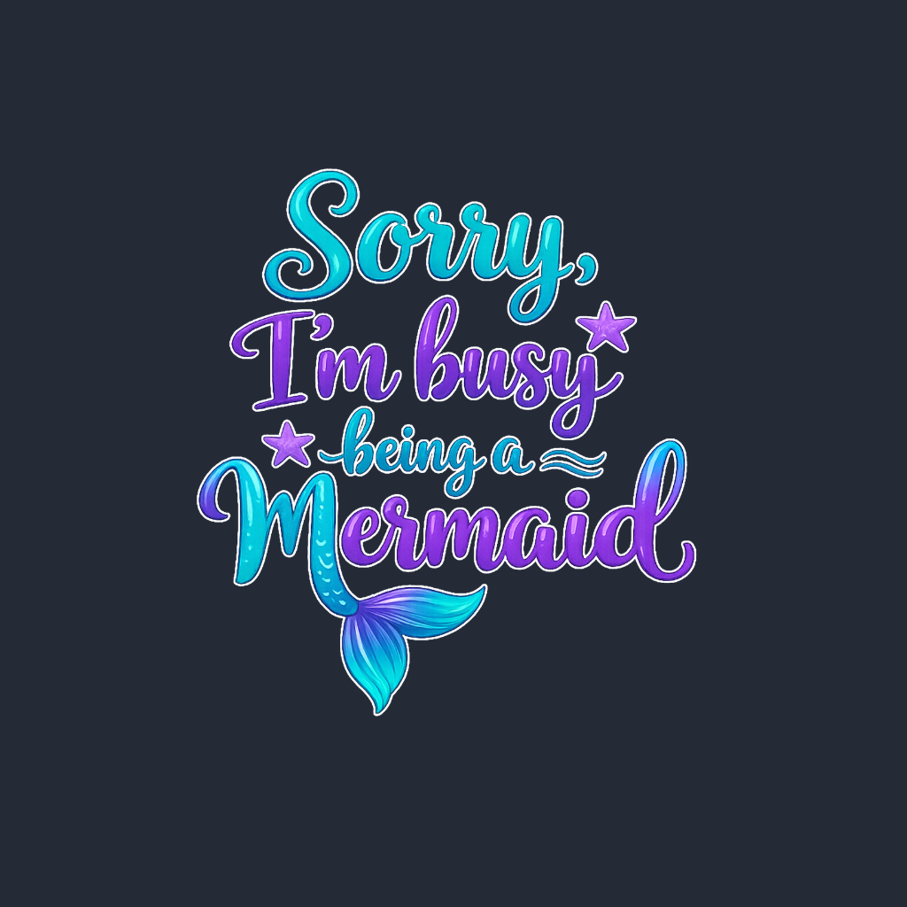 Sorry Im Busy Being a Mermaid