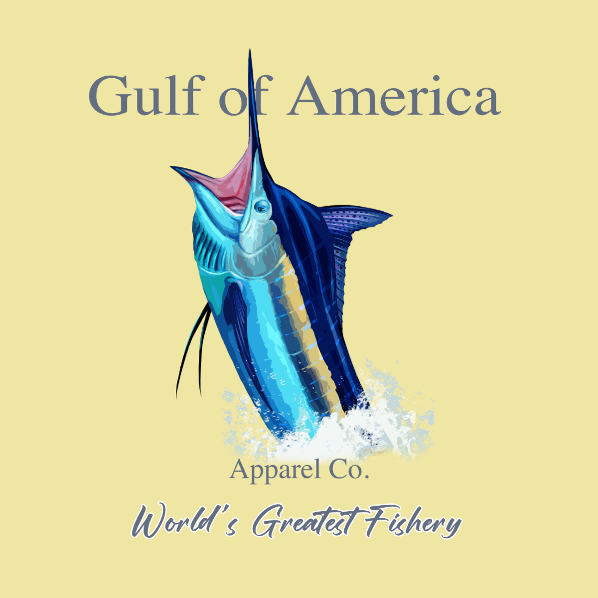 Blue Marlin - Gulf of America Apparel Co