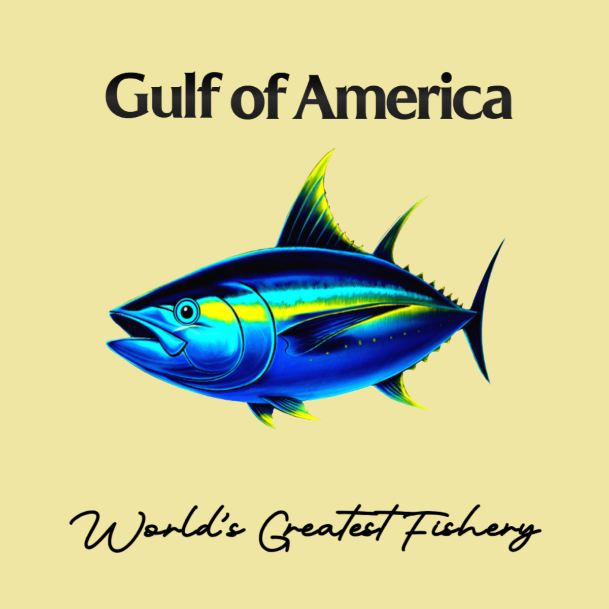 Futuristic Yellowfin Tuna - Gulf of America