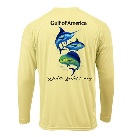 Yellowfin Tuna, Swordfish, Mahi Mahi - Gulf of America