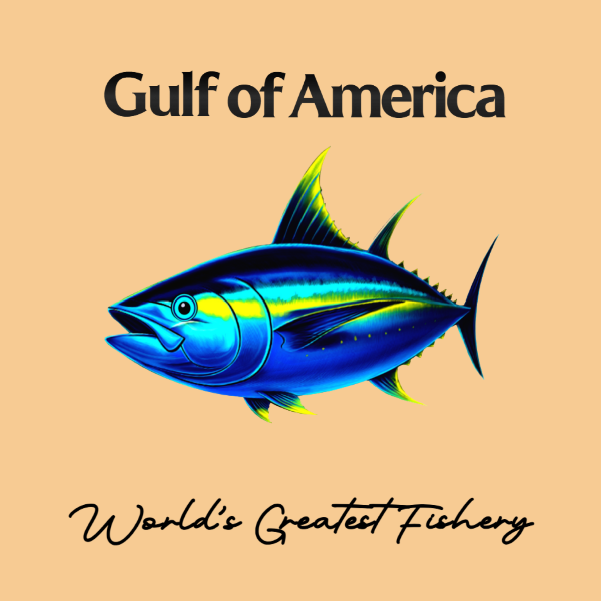 Futuristic Yellowfin Tuna - Gulf of America