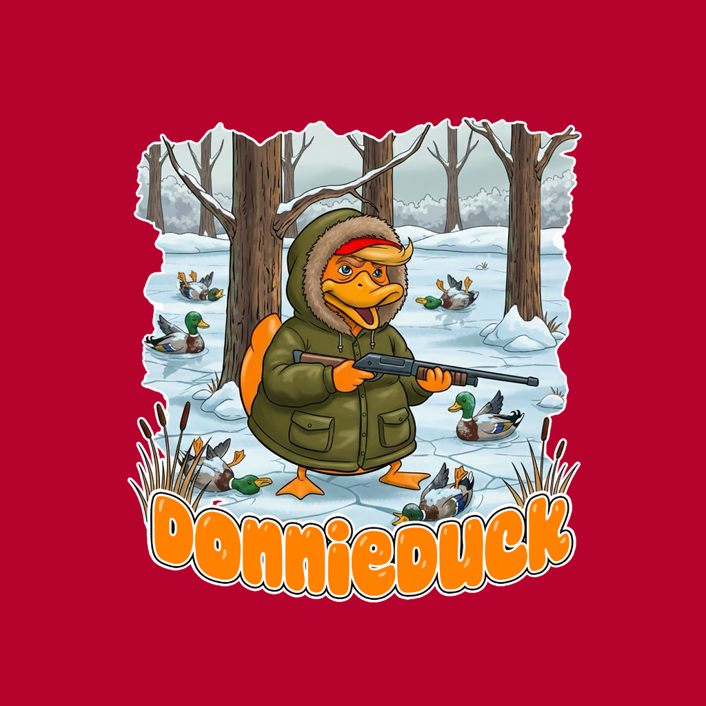 Donnie Duck Hunting Snow