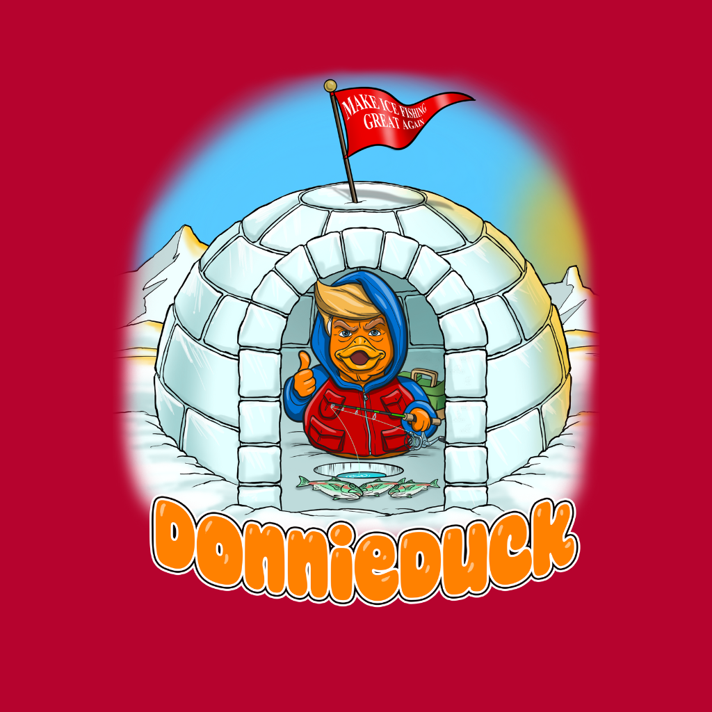 Donnie Duck Ice Fishing