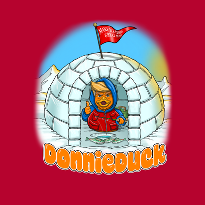 Donnie Duck Ice Fishing