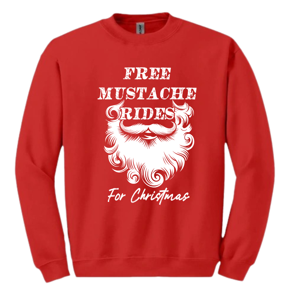 Free Mustache rides For Christmas