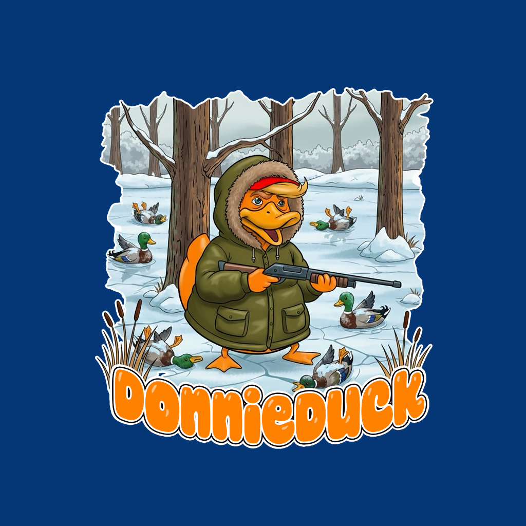Donnie Duck Hunting Snow