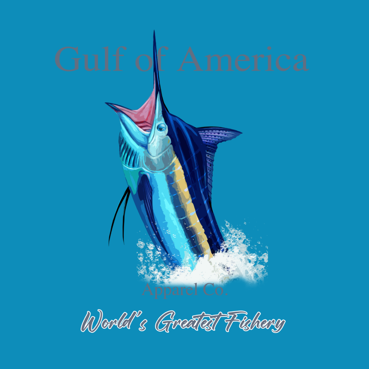 Blue Marlin - Gulf of America Apparel Co