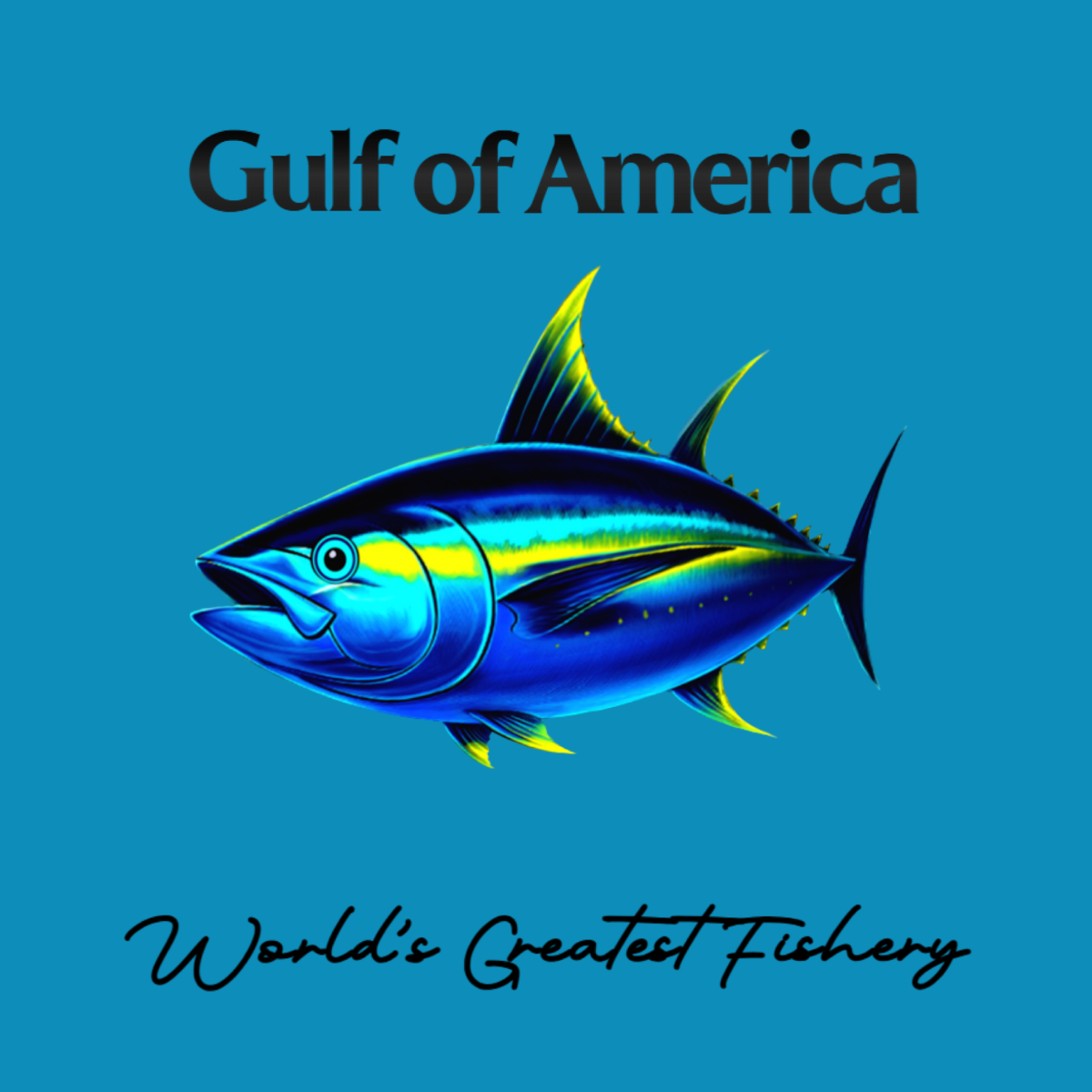 Futuristic Yellowfin Tuna - Gulf of America