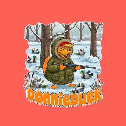 Donnie Duck Hunting Snow