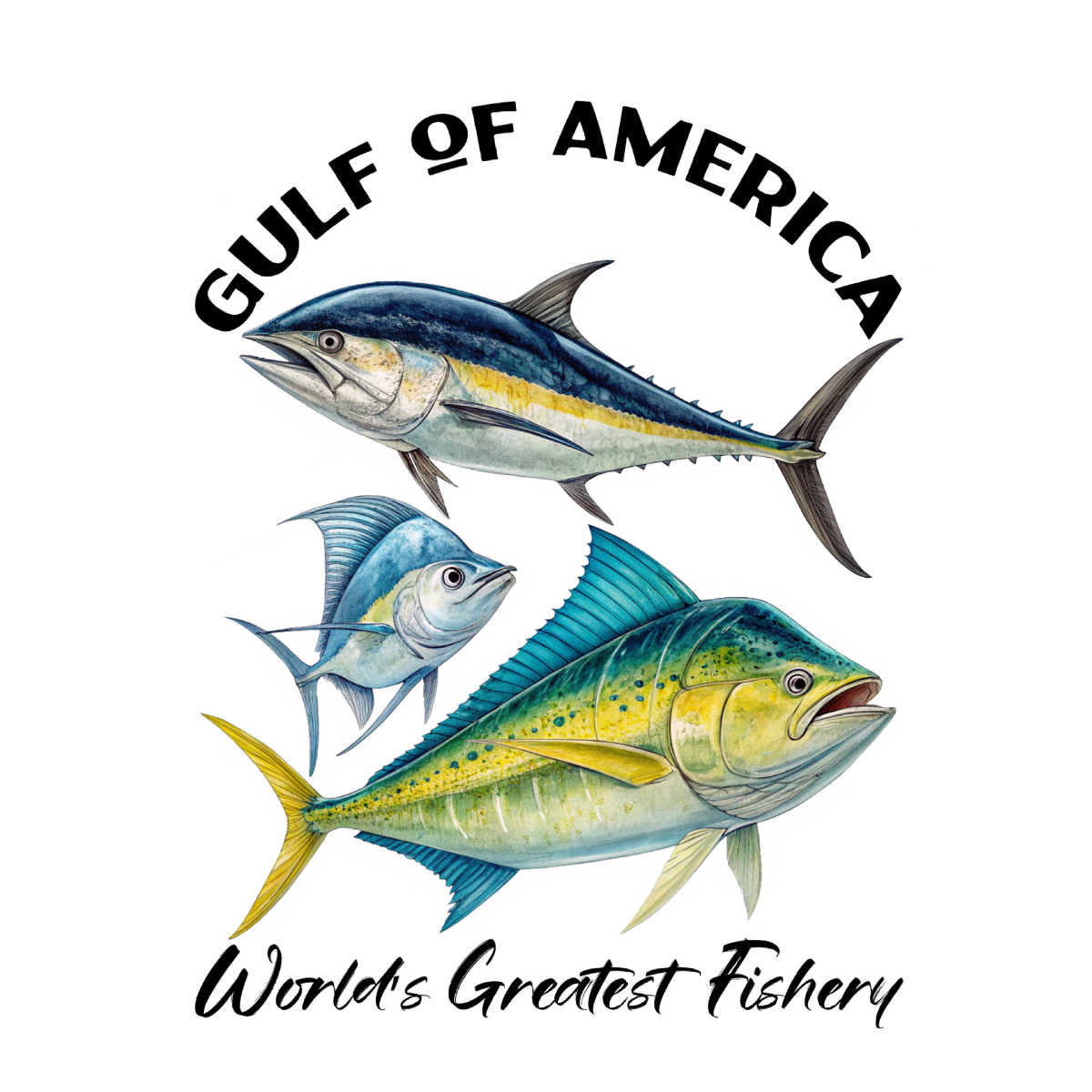 Yellowfin Tuna, Mahi Mahi & Blue Marlin - Gulf of America