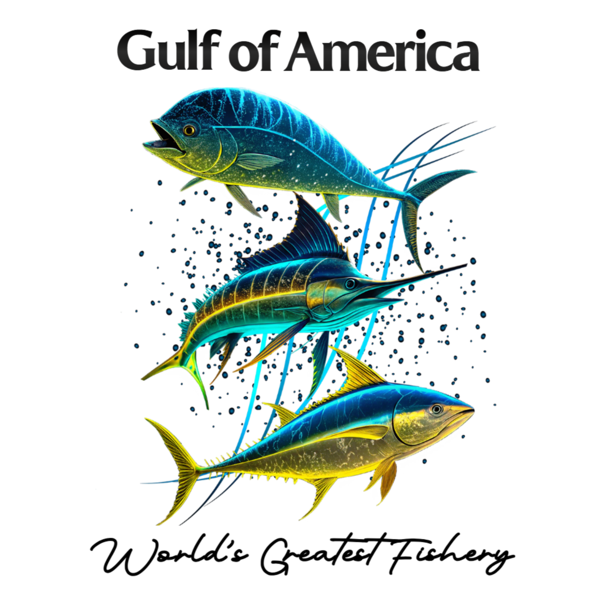Mahi Mahi, Swordfish & Yellowfin Tuna - Gulf of America