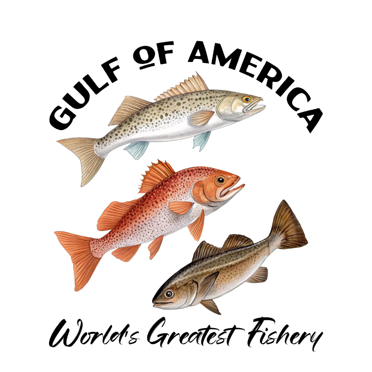 Spotted Seatrout, Red Fish & Cobia - Gulf of America