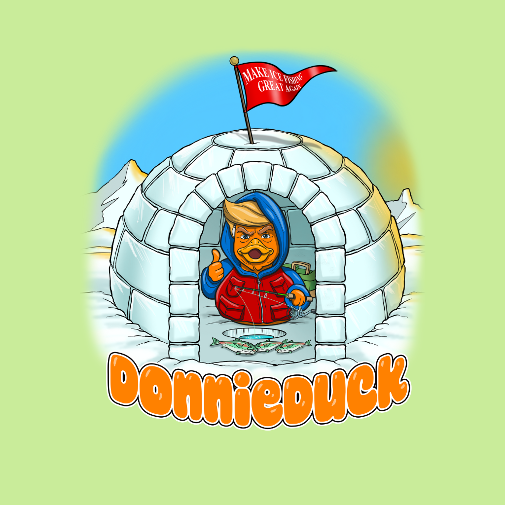 Donnie Duck Ice Fishing