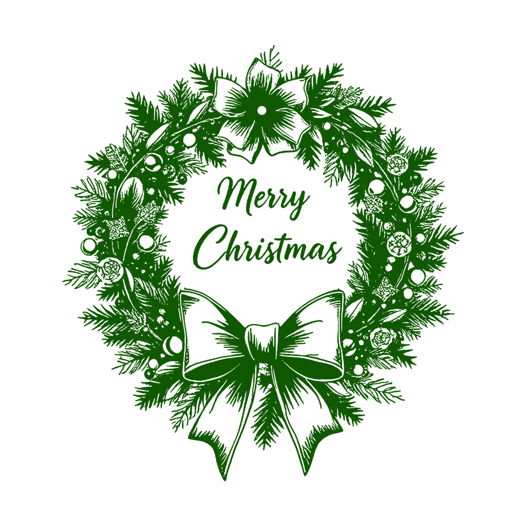 Merry Christmas Wreath