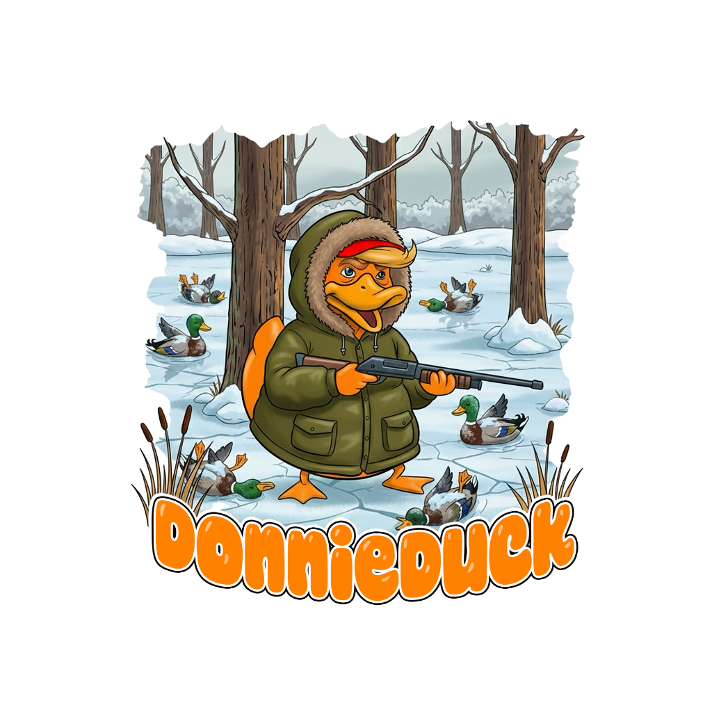 Donnie Duck Hunting Snow