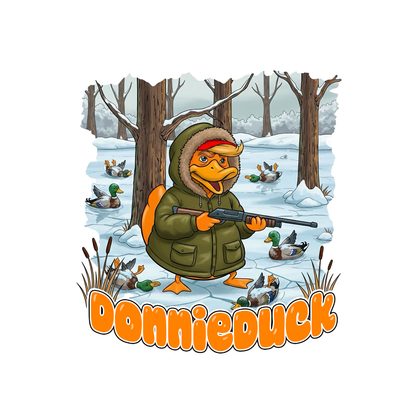 Donnie Duck Hunting Snow