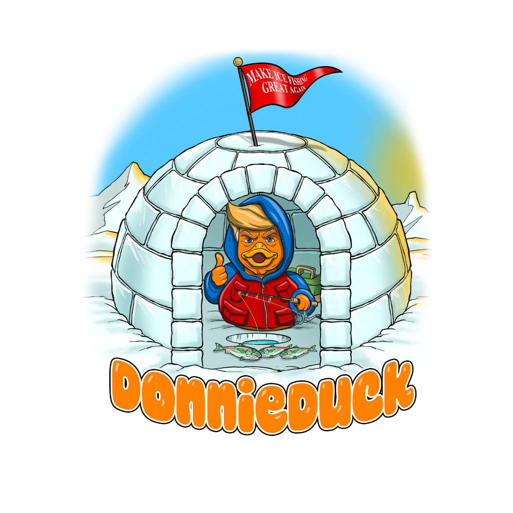 Donnie Duck Ice Fishing